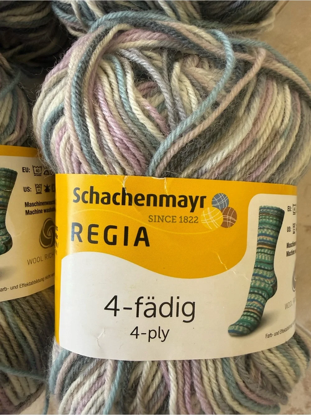 Schachenmayr Regia 4-fädig Multicolor Sock Yarn - 4 Skeins